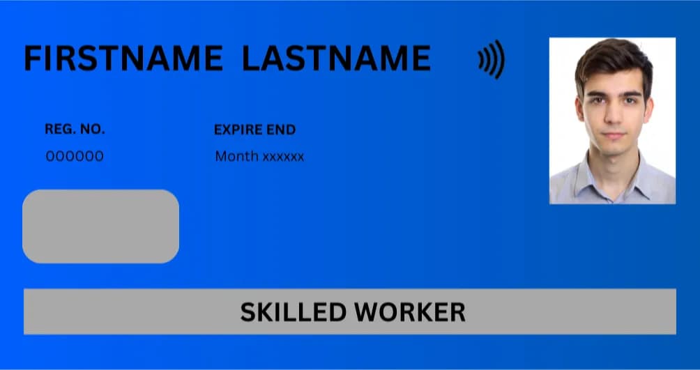 CSCS Blue Skilled Worker Card sample